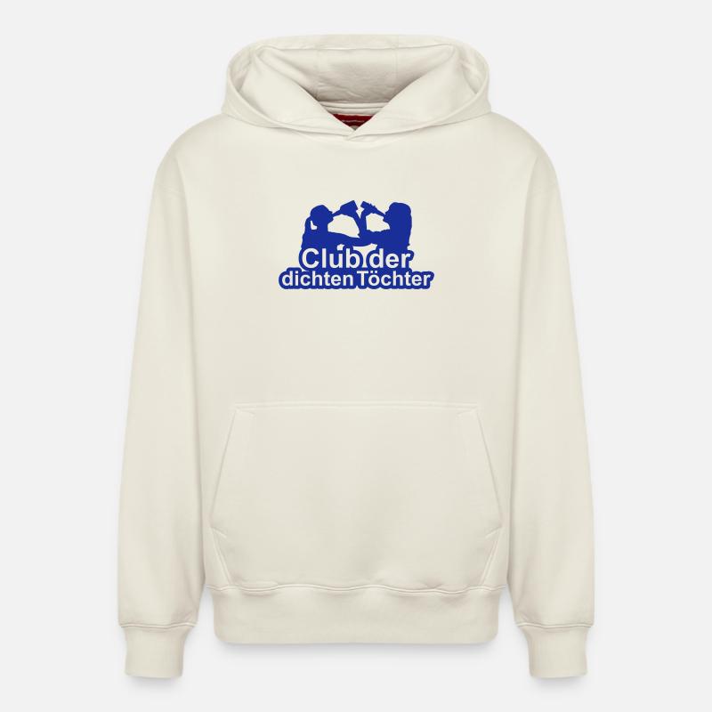 Bachelor party - Sweat à capuche unisexe décontracté en coton biologique – de SPREAD - blanc cassé