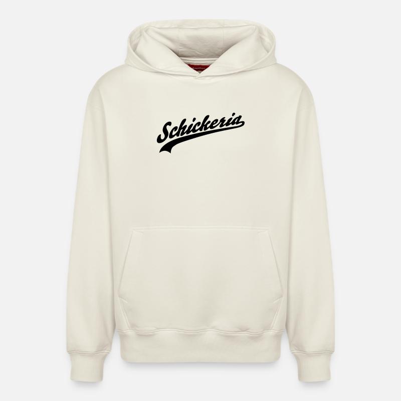 Schickeria - Sweat à capuche unisexe décontracté en coton biologique – de SPREAD - blanc cassé