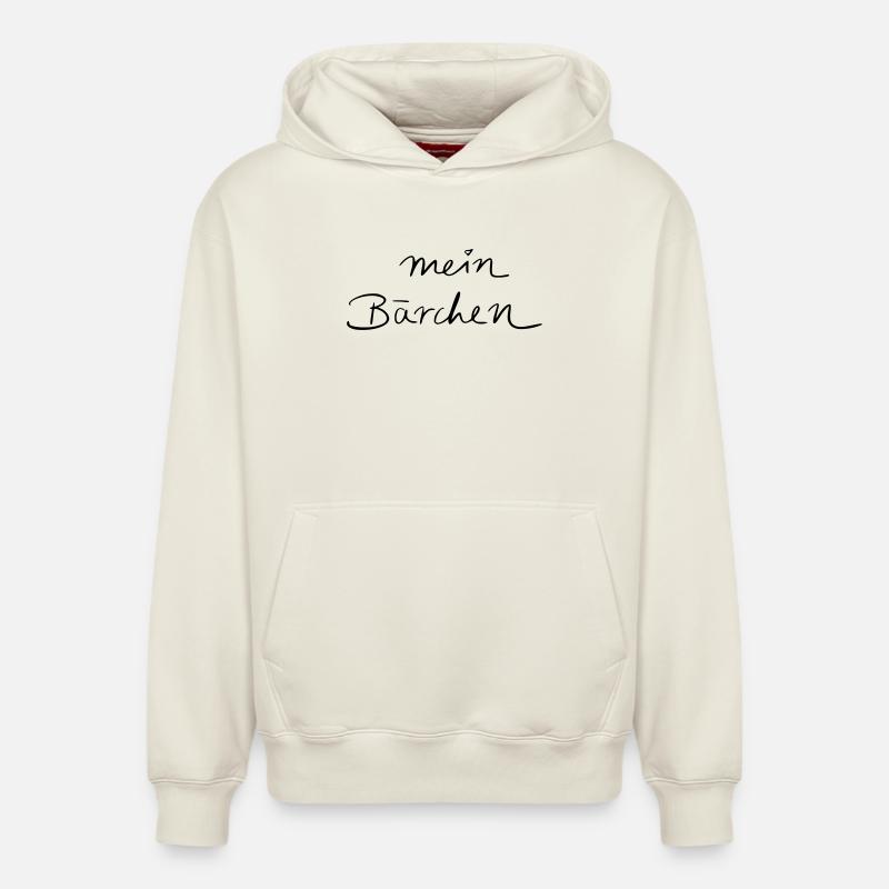 mein Bärchen - Relaxed Unisex Organic Hoodie – von SPREAD - Naturweiß
