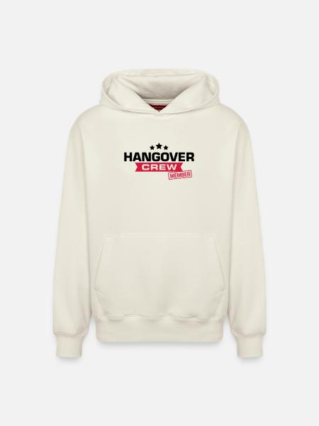 crew junggesellenabschied - Relaxed Unisex Organic Hoodie – von SPREAD - Naturweiß