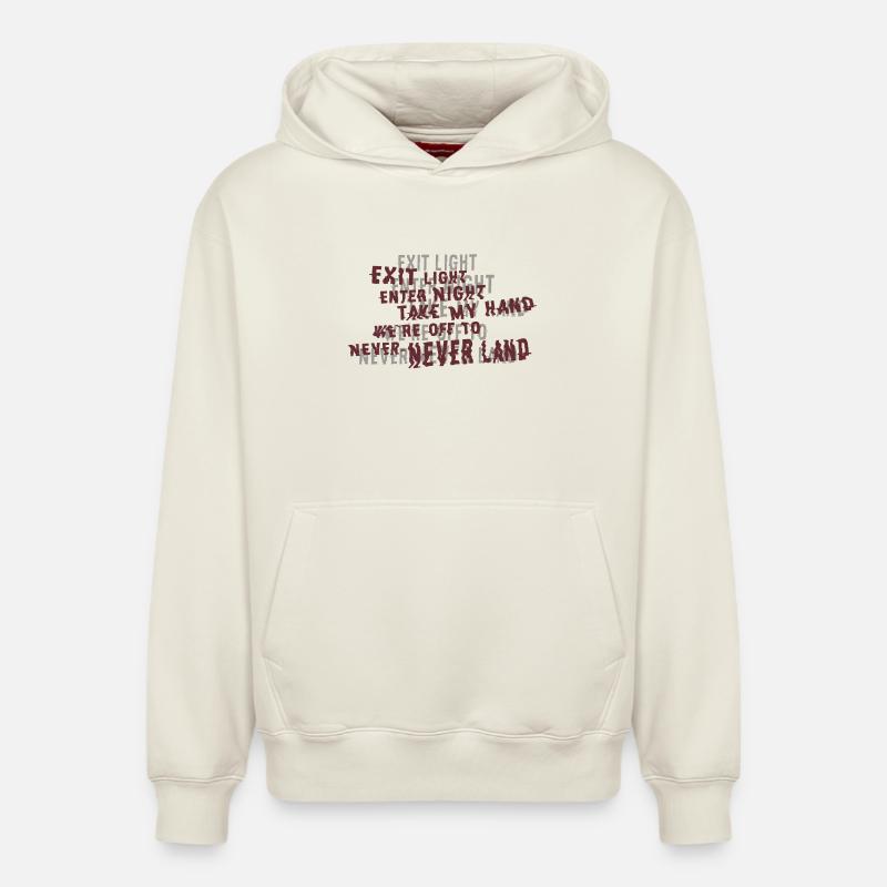 sandman - paroles - Sweat à capuche unisexe décontracté en coton biologique – de SPREAD - blanc cassé