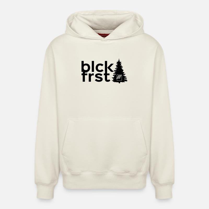 blckfrst batch - Relaxed Unisex Organic Hoodie – von SPREAD - Naturweiß