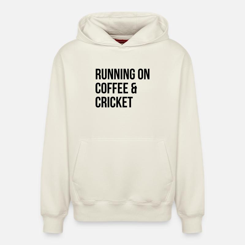 grillon - Sweat à capuche unisexe décontracté en coton biologique – de SPREAD - blanc cassé
