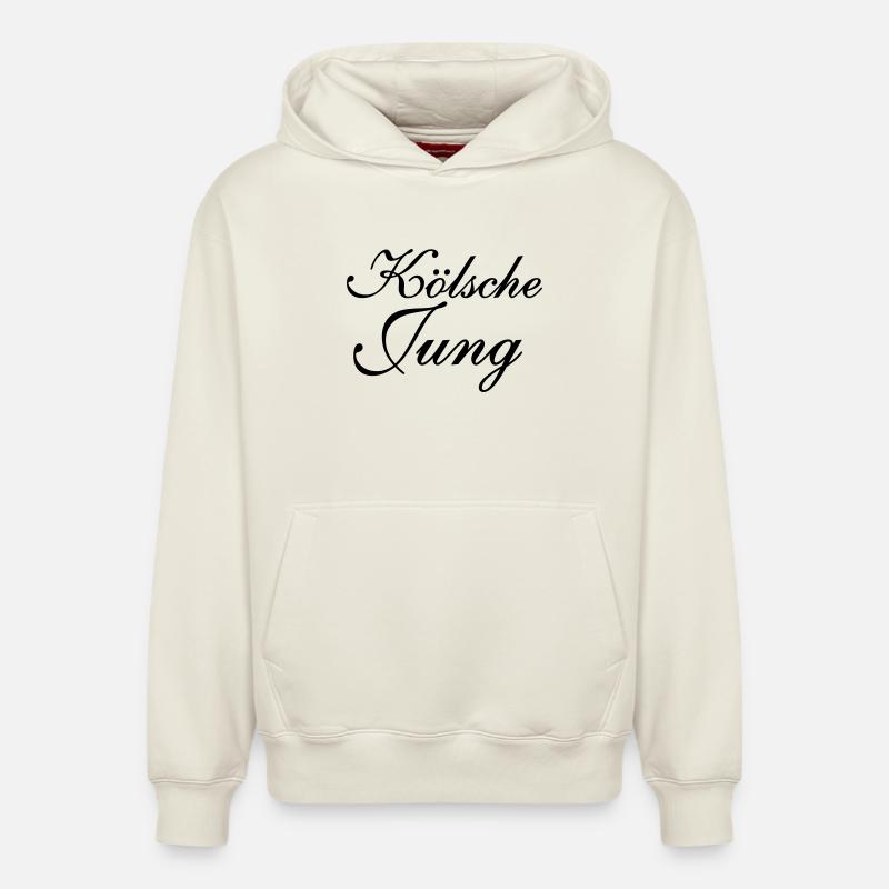 Cologne Young - Sweat à capuche unisexe décontracté en coton biologique – de SPREAD - blanc cassé