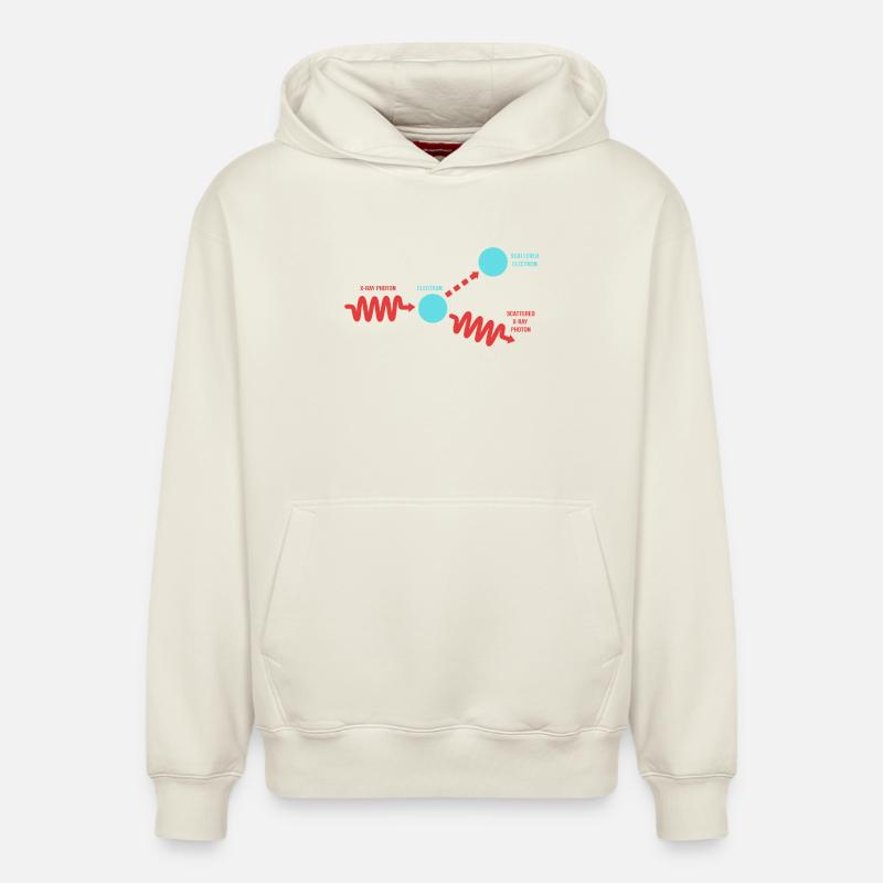 Quantum Physics Quantum Mechanics Quantum Leap - Relaxed Unisex Organic Hoodie – by SPREAD - off white