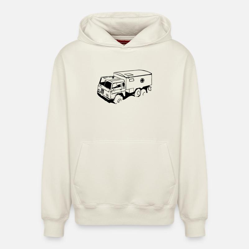 TGB13 Sany - Sweat à capuche unisexe décontracté en coton biologique – de SPREAD - blanc cassé