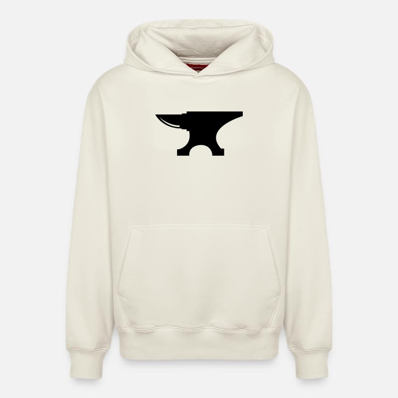 Anvil - Sweat à capuche unisexe décontracté en coton biologique – de SPREAD - blanc cassé