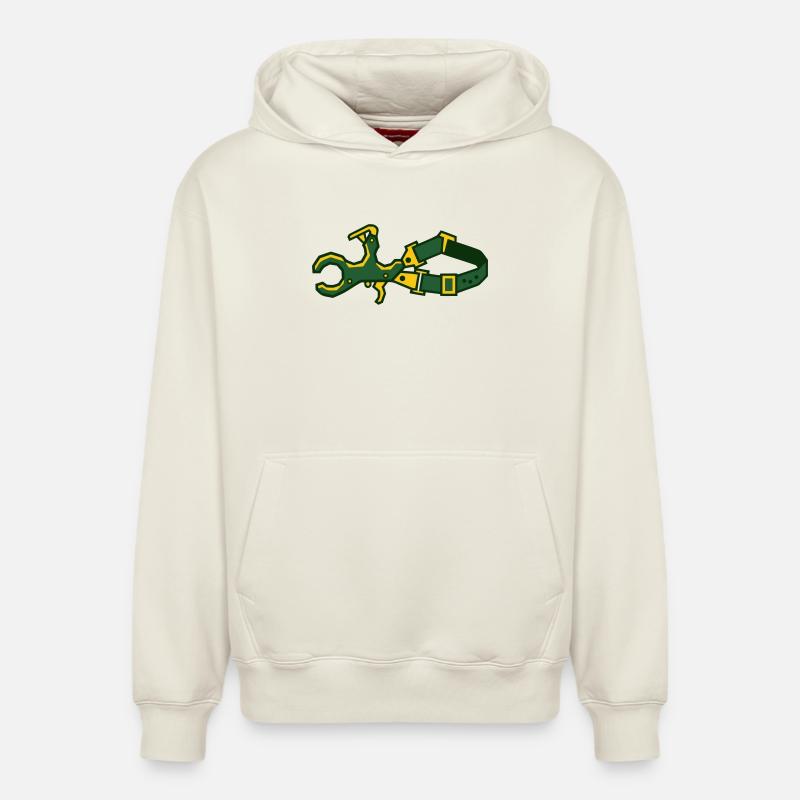 Release Bogenschießen Compoundbogen Schütze - Relaxed Unisex Organic Hoodie – von SPREAD - Naturweiß