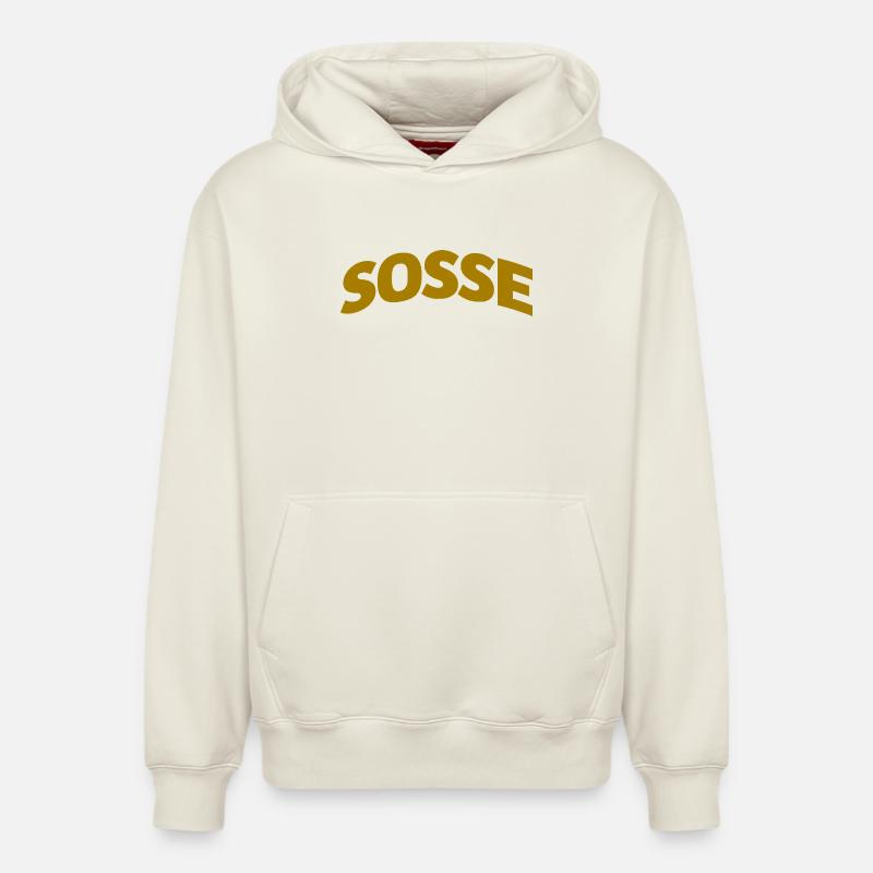 Sosse pour toujours - Sweat à capuche unisexe décontracté en coton biologique – de SPREAD - blanc cassé