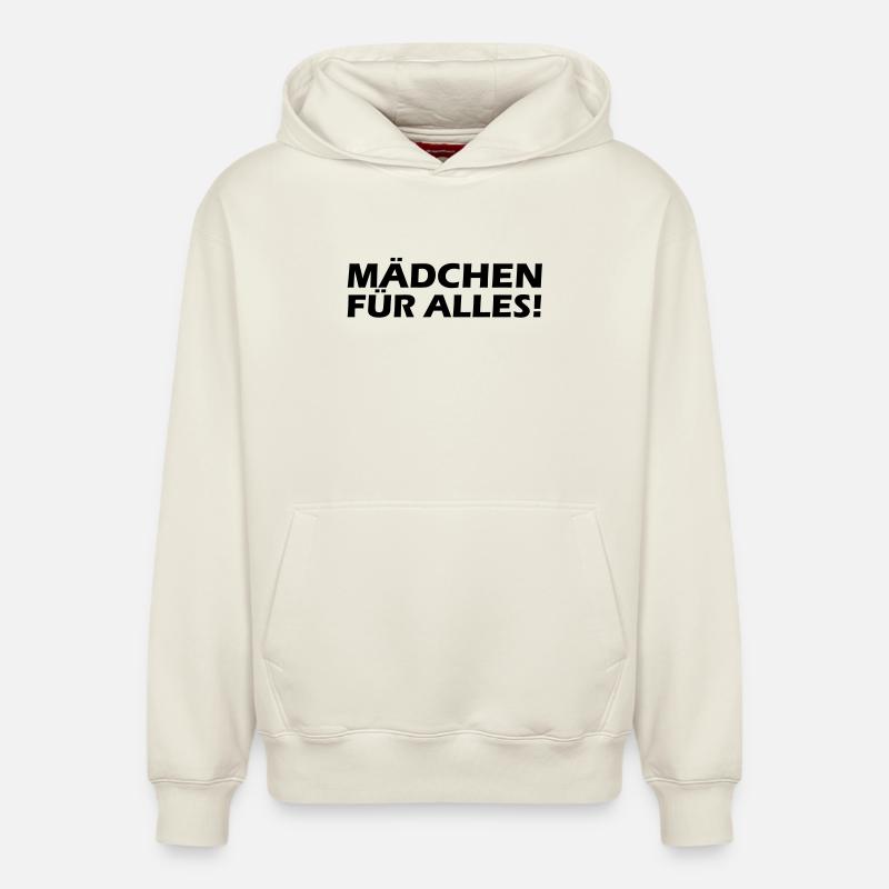 Gofer - Sweat à capuche unisexe décontracté en coton biologique – de SPREAD - blanc cassé