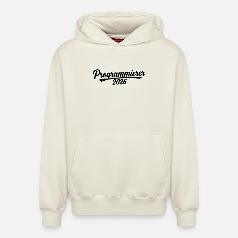 Programmer 2026 – Coding Design - Relaxed Unisex Organic Hoodie – by SPREAD - off white