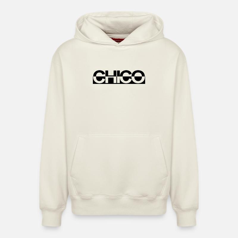 CHICO - Sweat à capuche unisexe décontracté en coton biologique – de SPREAD - blanc cassé
