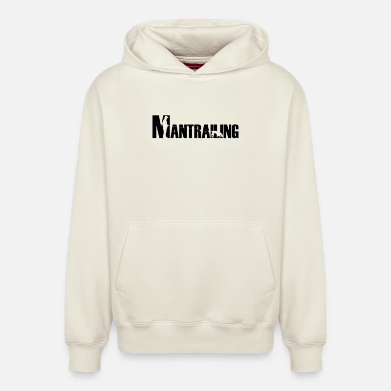 Mantrailing Malinois / Schäferhund - Relaxed Unisex Organic Hoodie – von SPREAD - Naturweiß