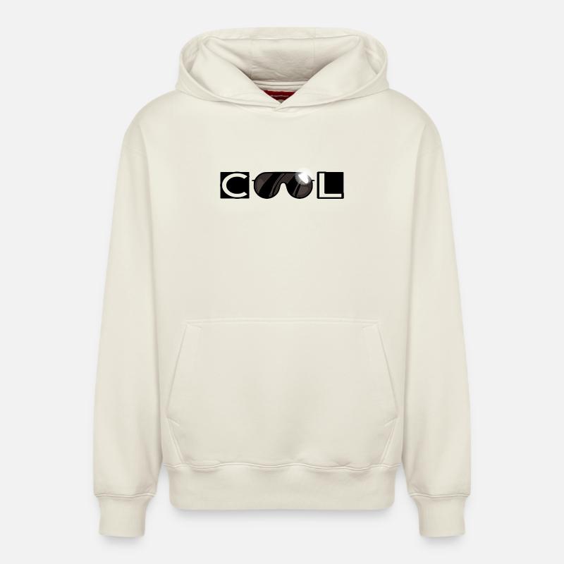 cool - Sweat à capuche unisexe décontracté en coton biologique – de SPREAD - blanc cassé