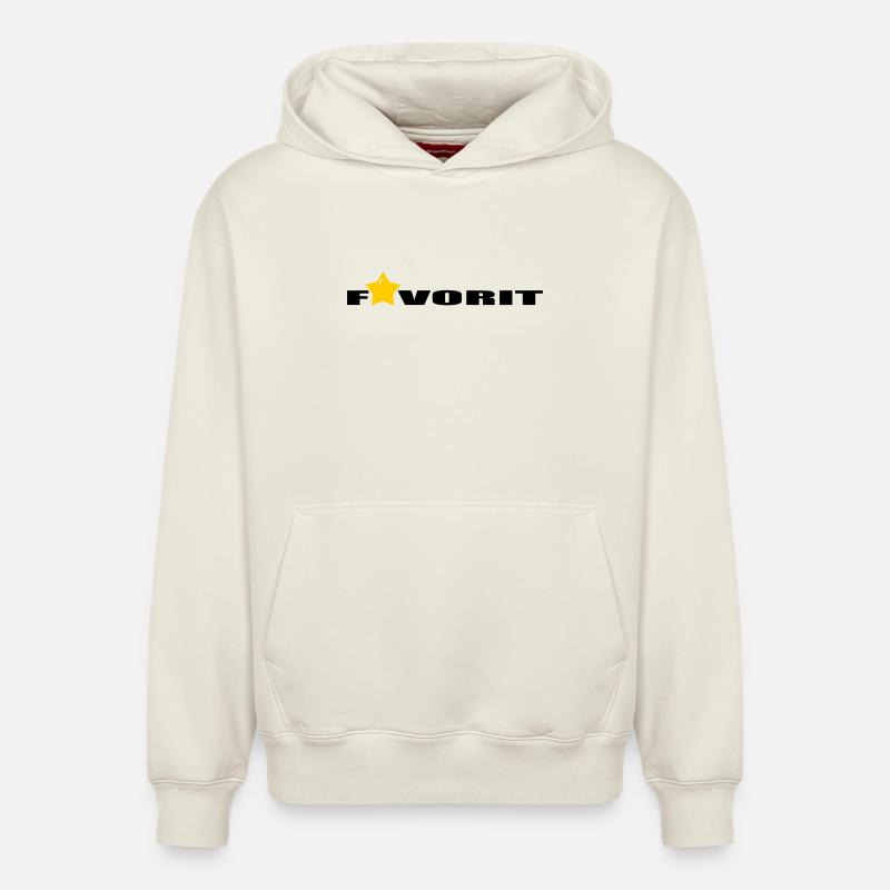 Favori - Sweat à capuche unisexe décontracté en coton biologique – de SPREAD - blanc cassé