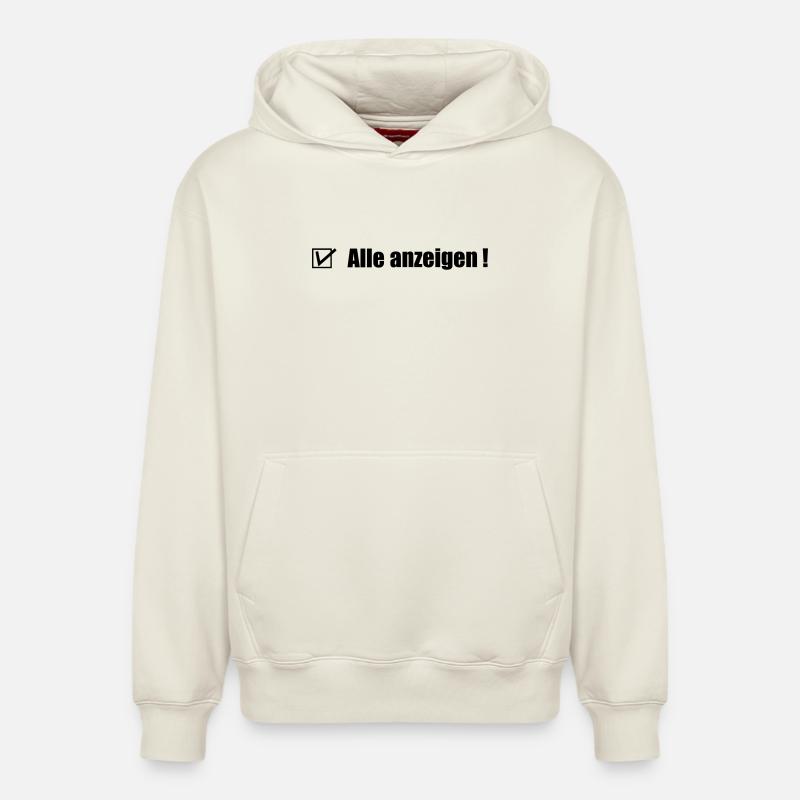 Tout afficher - Sweat à capuche unisexe décontracté en coton biologique – de SPREAD - blanc cassé