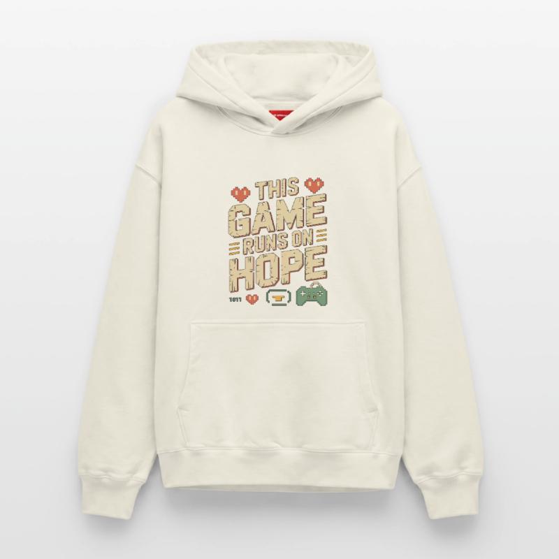 Game Developer This Game Runs On Indie Developer Relaxed Unisex Organic Hoodie – by SPREAD