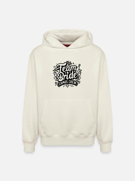 Team Bride - Chaos Crew - Relaxed Unisex Organic Hoodie – by SPREAD - off white