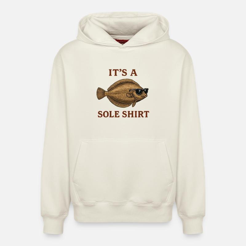 C'est une chemise unique. - Sweat à capuche unisexe décontracté en coton biologique – de SPREAD - blanc cassé