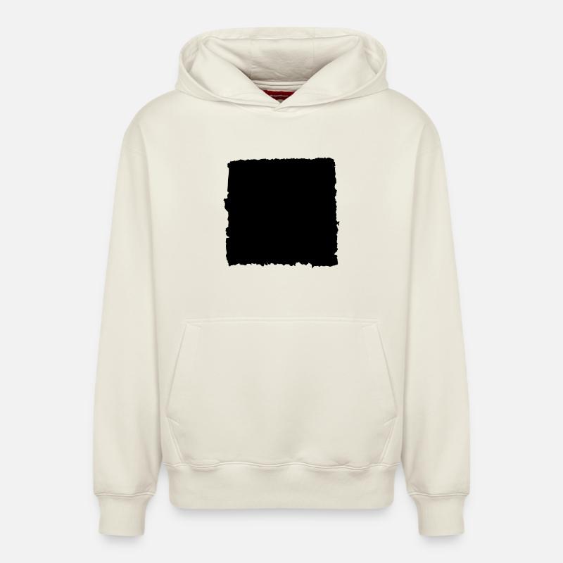 Bord du papier - Sweat à capuche unisexe décontracté en coton biologique – de SPREAD - blanc cassé