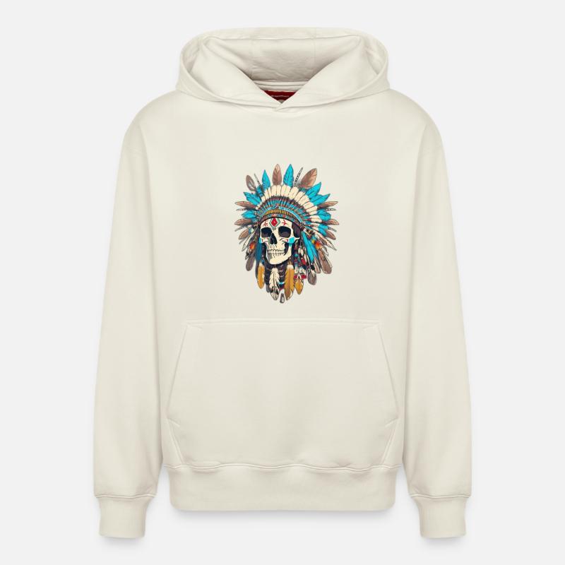 Chef des chefs - Sweat à capuche unisexe décontracté en coton biologique – de SPREAD - blanc cassé