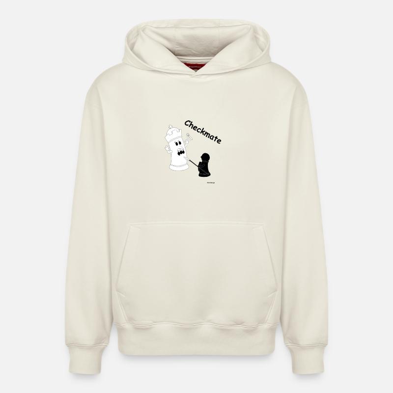 Maté / maté - Sweat à capuche unisexe décontracté en coton biologique – de SPREAD - blanc cassé