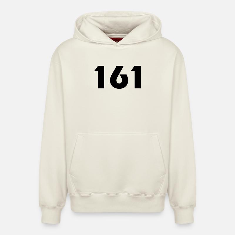 eins6eins - Sweat à capuche unisexe décontracté en coton biologique – de SPREAD - blanc cassé