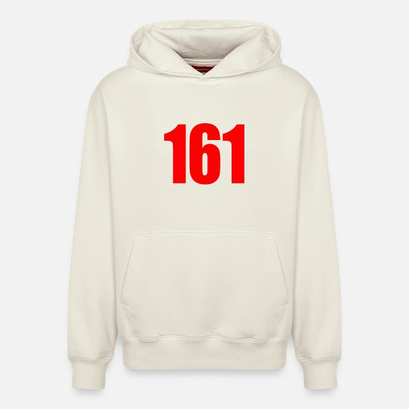 161 – Antifa Code Statement - Relaxed Unisex Organic Hoodie – by SPREAD - off white