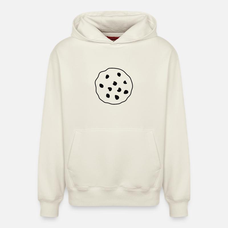 Cookies - Sweat à capuche unisexe décontracté en coton biologique – de SPREAD - blanc cassé