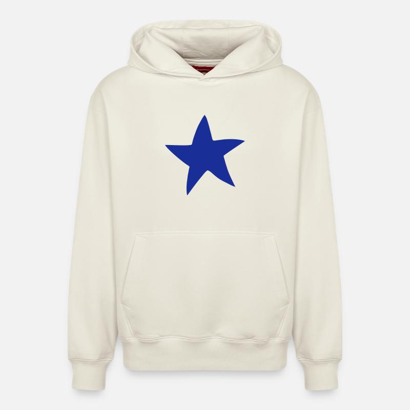 starfish - Sweat à capuche unisexe décontracté en coton biologique – de SPREAD - blanc cassé