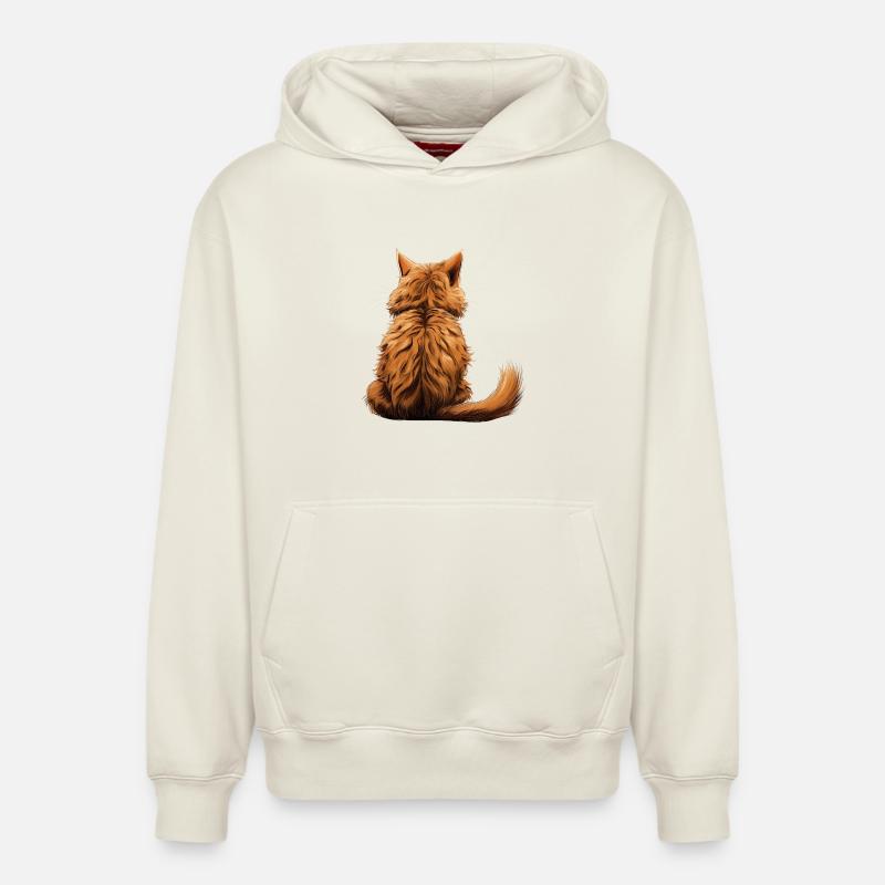 Bob lutin - Sweat à capuche unisexe décontracté en coton biologique – de SPREAD - blanc cassé