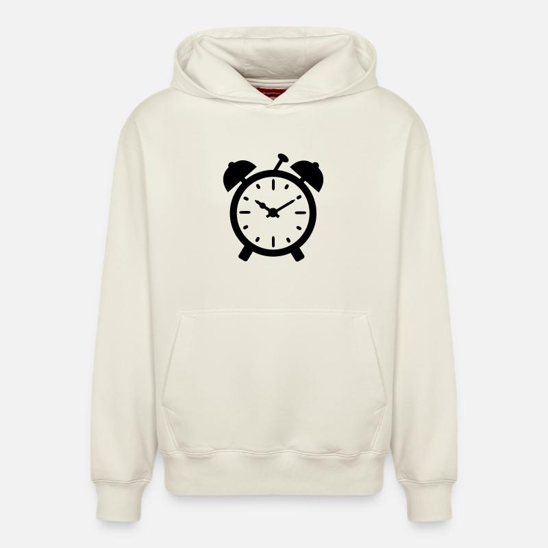 regarder - Sweat à capuche unisexe décontracté en coton biologique – de SPREAD - blanc cassé