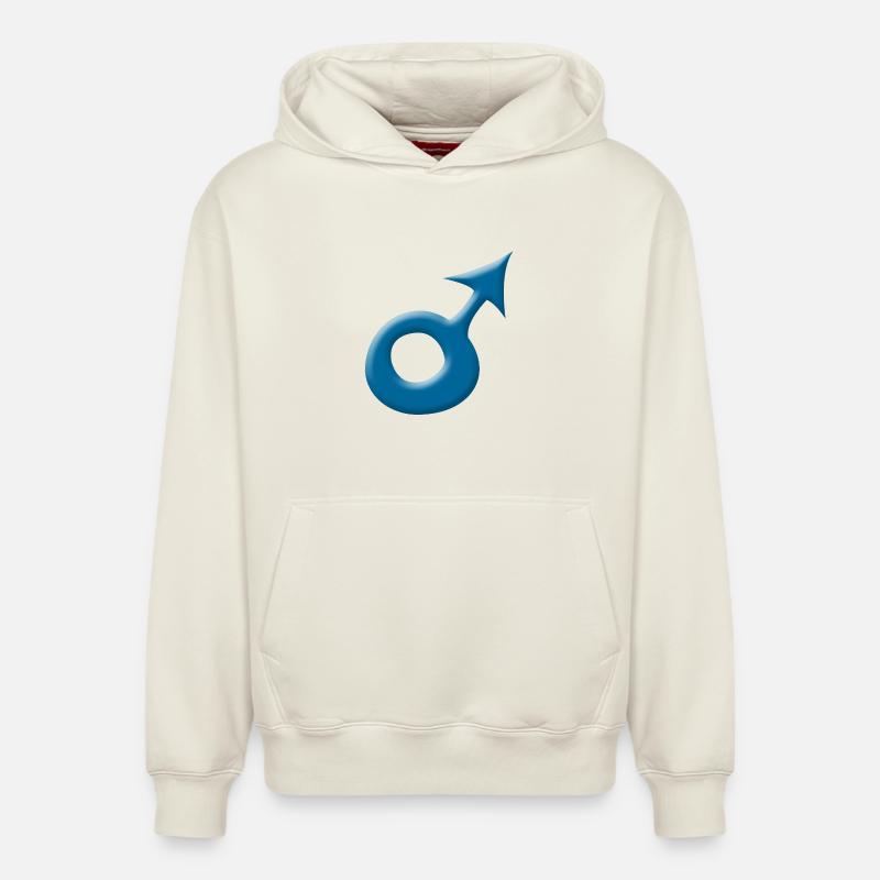 Garçon - Sweat à capuche unisexe décontracté en coton biologique – de SPREAD - blanc cassé