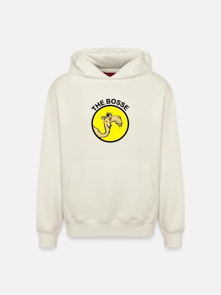 The Bosse I - Sweat à capuche unisexe décontracté en coton biologique – de SPREAD - blanc cassé