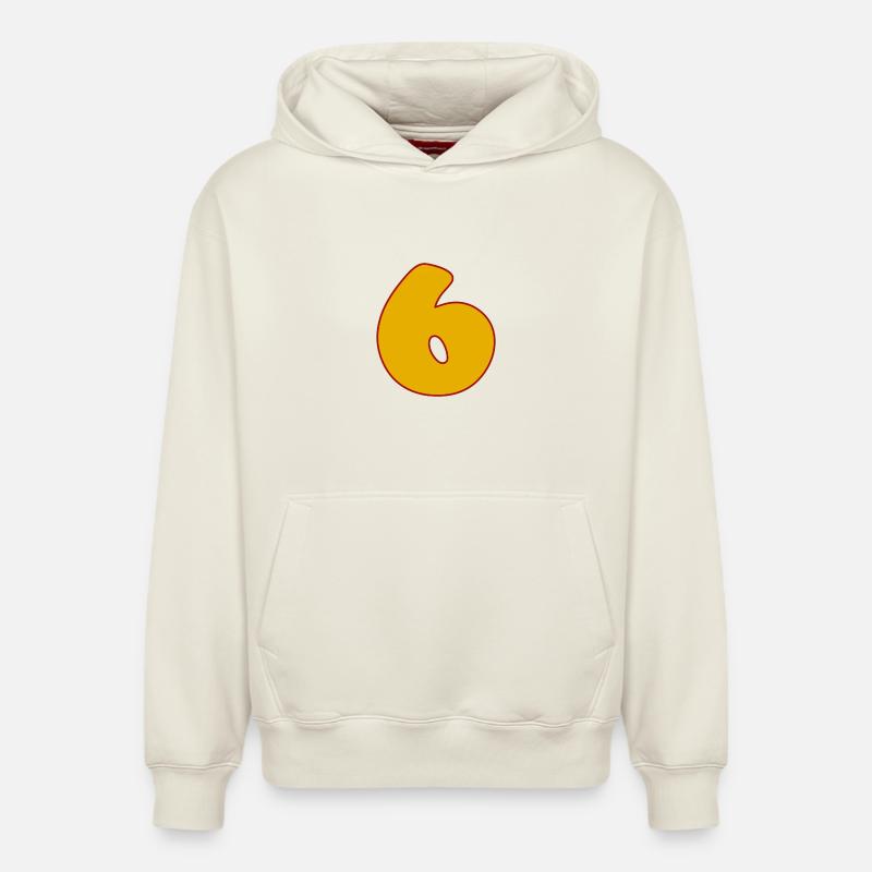 6 - Sweat à capuche unisexe décontracté en coton biologique – de SPREAD - blanc cassé