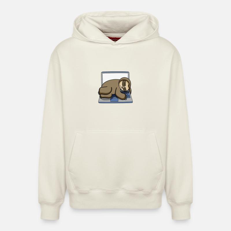 Computer Nerd Programmierer Geschenk - Relaxed Unisex Organic Hoodie – von SPREAD - Naturweiß