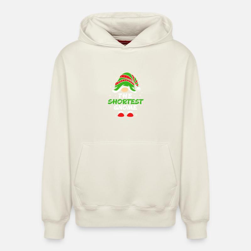 Gnome - Sweat à capuche unisexe décontracté en coton biologique – de SPREAD - blanc cassé
