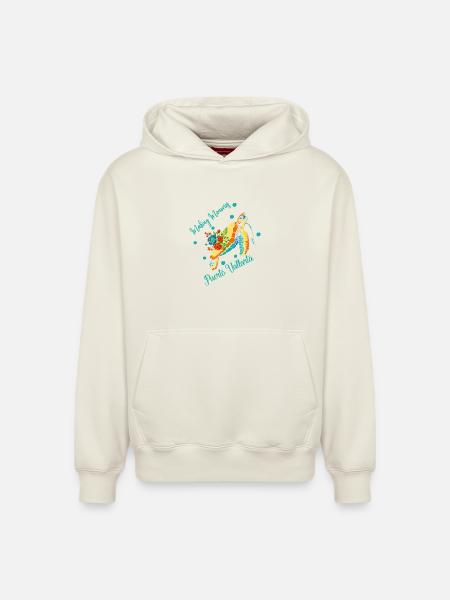making memories Puerto Vallarta Vacation Souvenir  - Relaxed Unisex Organic Hoodie – by SPREAD - off white