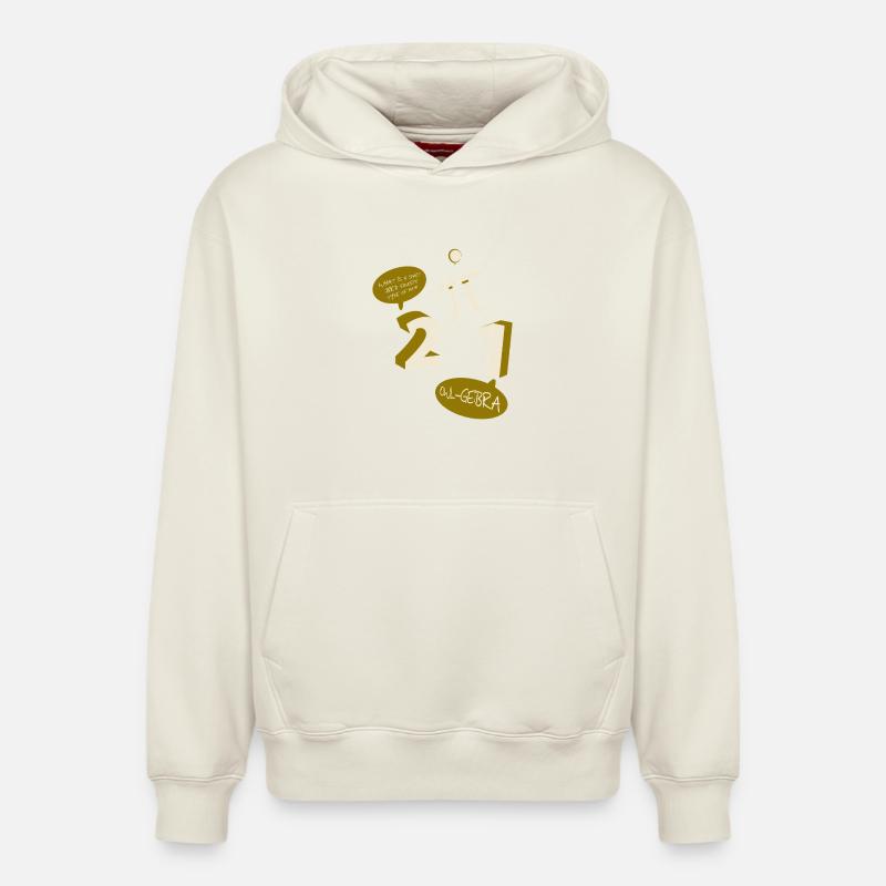 Math Math Math Teacher Mathematician - Relaxed Unisex Organic Hoodie – by SPREAD - off white