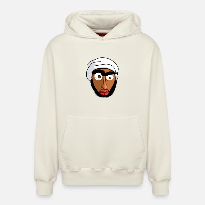 muslim - Sweat à capuche unisexe décontracté en coton biologique – de SPREAD - blanc cassé