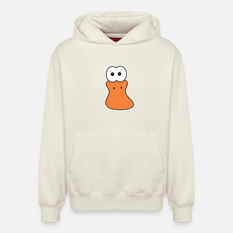 Canards canards - Sweat à capuche unisexe décontracté en coton biologique – de SPREAD - blanc cassé
