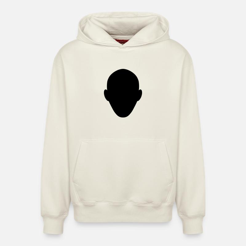 tête - Sweat à capuche unisexe décontracté en coton biologique – de SPREAD - blanc cassé