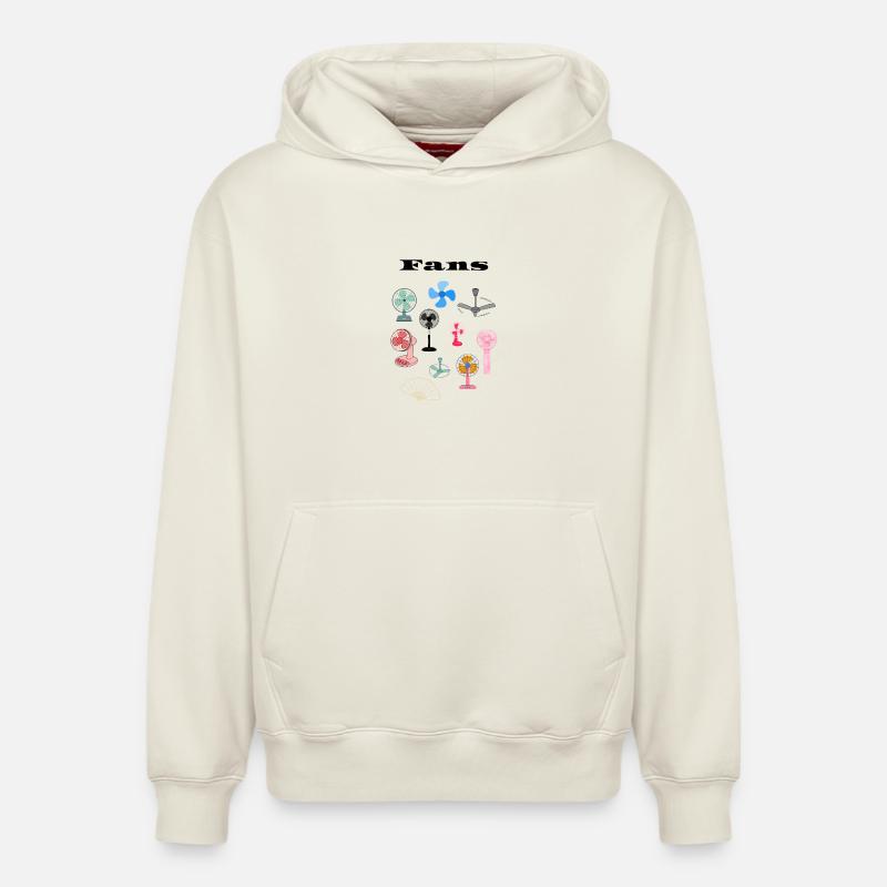 Une sélection de fans - Sweat à capuche unisexe décontracté en coton biologique – de SPREAD - blanc cassé