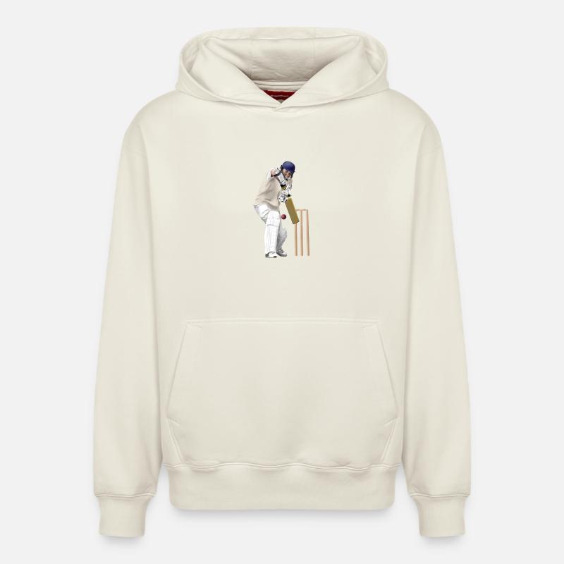 cricket - Sweat à capuche unisexe décontracté en coton biologique – de SPREAD - blanc cassé