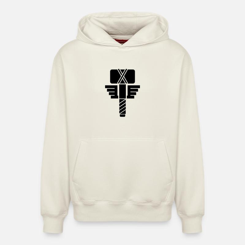 Thor - Relaxed Unisex Organic Hoodie – by SPREAD - off white