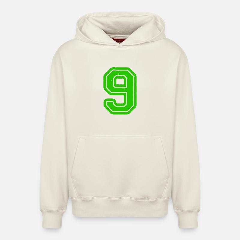 9 - Sweat à capuche unisexe décontracté en coton biologique – de SPREAD - blanc cassé