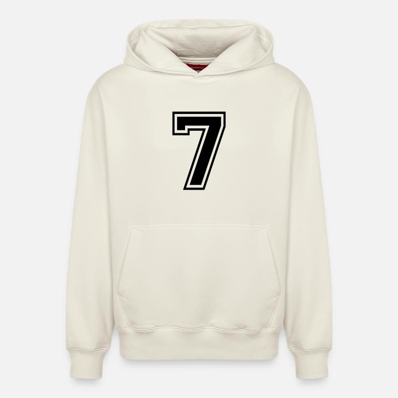 7 - Sweat à capuche unisexe décontracté en coton biologique – de SPREAD - blanc cassé