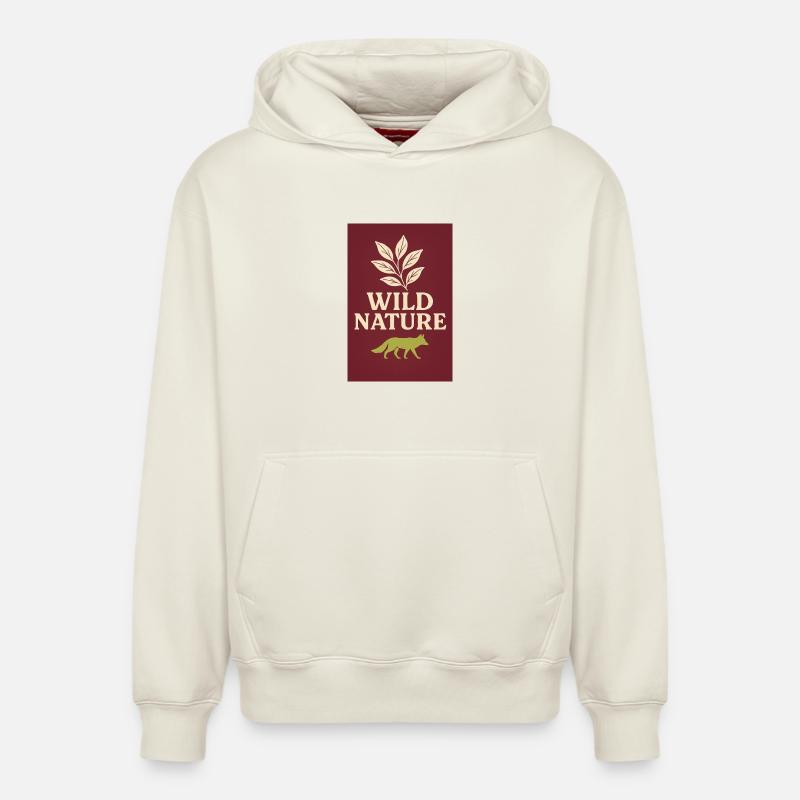 903E7BB2-E856-41AA-A23F-B3E2B4698455 - Relaxed Unisex Organic Hoodie – von SPREAD - Naturweiß