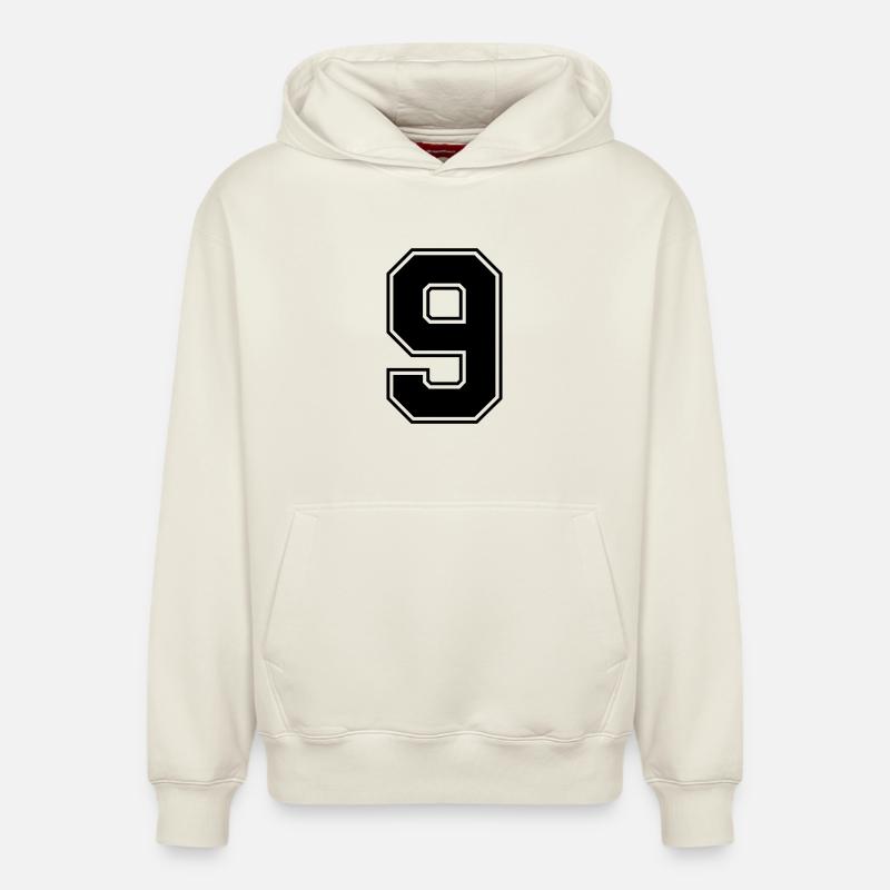9 - Sweat à capuche unisexe décontracté en coton biologique – de SPREAD - blanc cassé