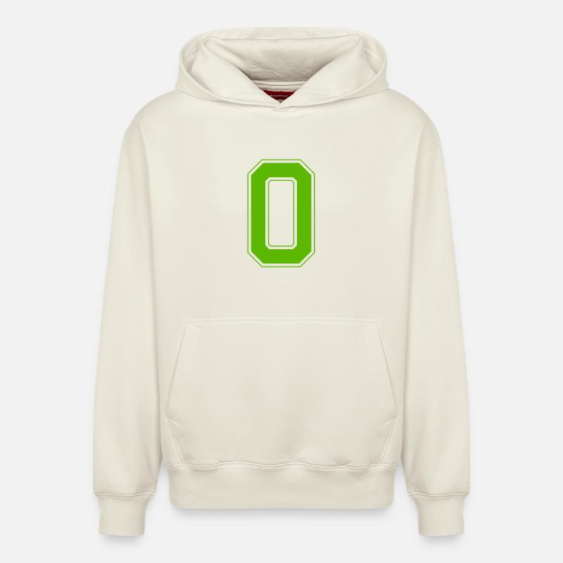 z0 - Sweat à capuche unisexe décontracté en coton biologique – de SPREAD - blanc cassé